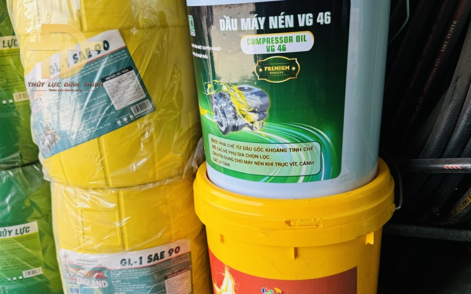 Nhớt thủy lực. Dầu máy nén khí 