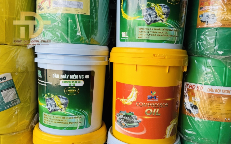 Nhớt thủy lực. Dầu máy nén khí 