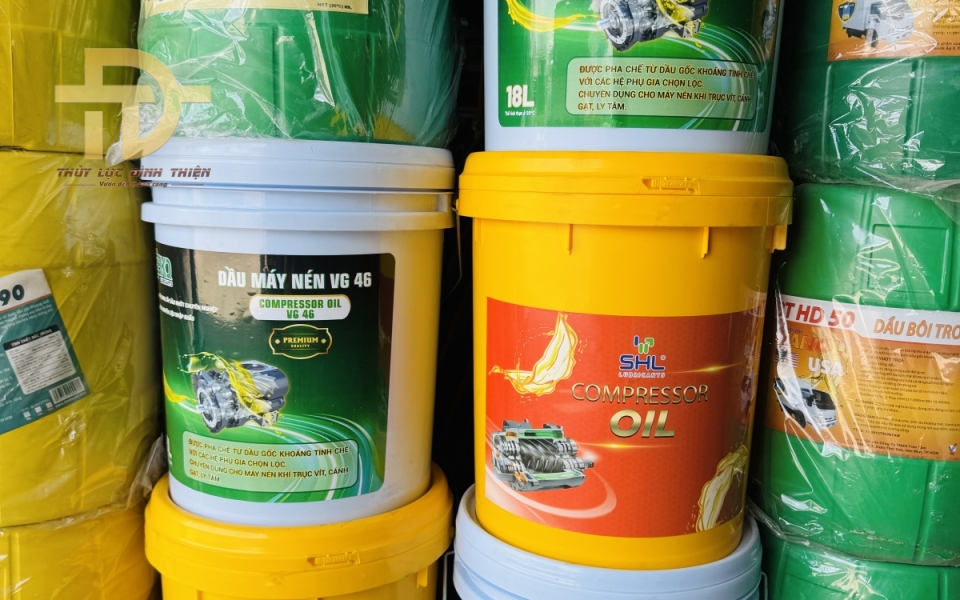 Nhớt thủy lực. Dầu máy nén khí 